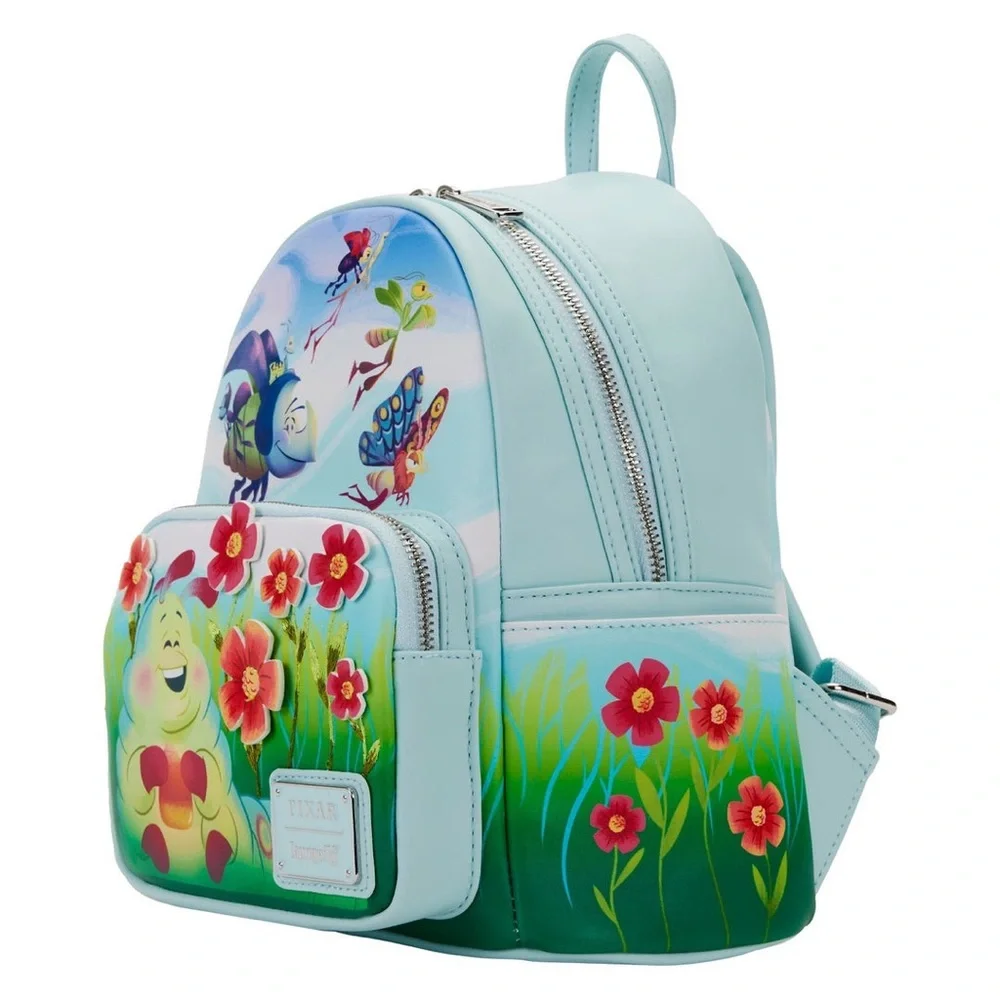 Loungefly Disney Pixar A Bugs Life Earth Day Mini Backpack NWT